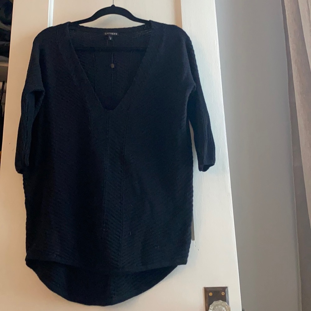 Express black sweater